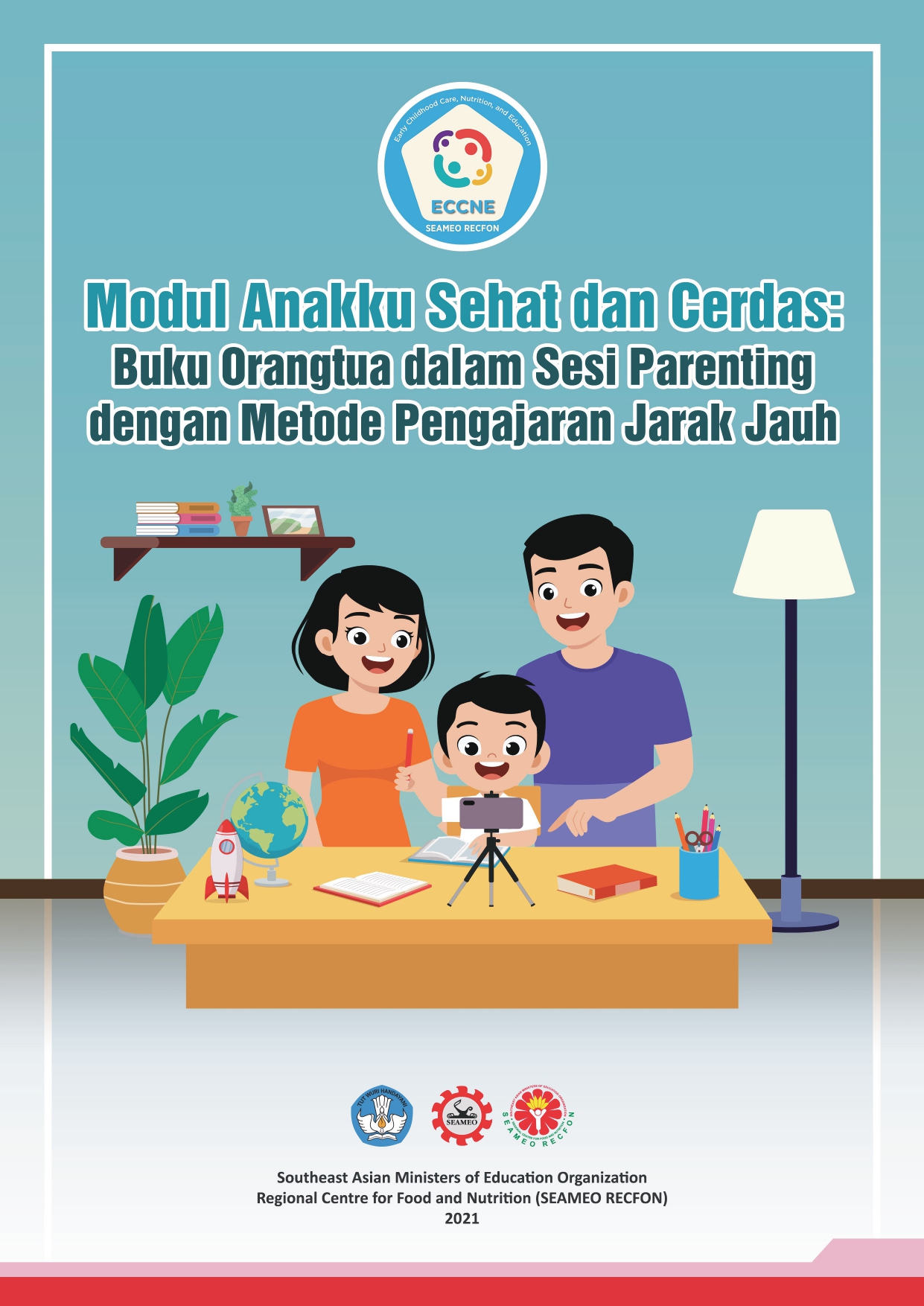 Buku Orangtua dalam Sesi Parenting dengan Metode Pengajaran Jarak Jauh 2021